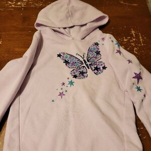 Purple Butterfly Hoodie